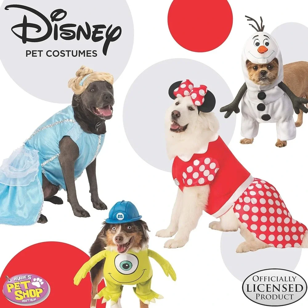 Incredibles 2 - Pet Costume Disney Pixar Padded Shirt & Mask Large Dog NEW